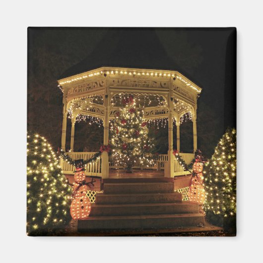 Gazebo Dpress voor Kerstmis Magneet (Voorkant)