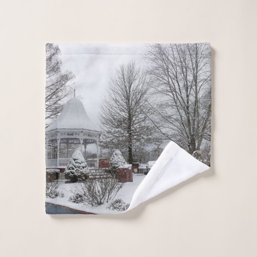 Gazebo et Cannon (Gant de toilette)