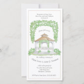 Gazebo Faire-part de mariage (Devant)