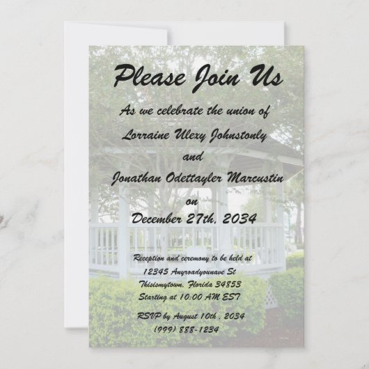 gazebo fort pierce florida kaart (Voorkant)