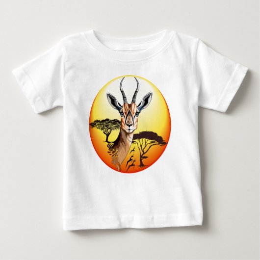 gazelle afrikaanse antilope wild dier (Voorkant)