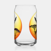 gazelle afrikaanse antilope wild dier blikvorm glas (Rechts)