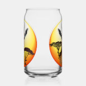 gazelle afrikaanse antilope wild dier blikvorm glas (Links)