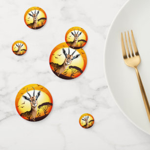 gazelle afrikaanse antilope wild dier confetti