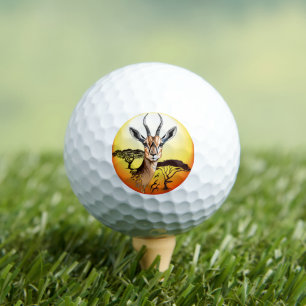 gazelle afrikaanse antilope wild dier golfballen