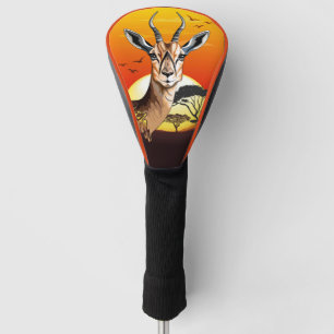 gazelle afrikaanse antilope wild dier golfheadcover