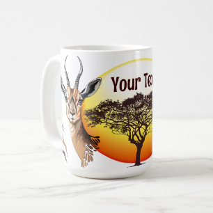 gazelle afrikaanse antilope wild dier koffiemok