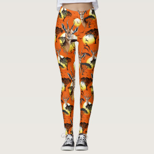gazelle afrikaanse antilope wild dier leggings