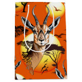 gazelle afrikaanse antilope wild dier medium cadeauzakje (Voorkant)