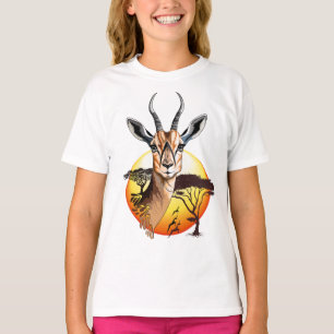 gazelle afrikaanse antilope wild dier t-shirt