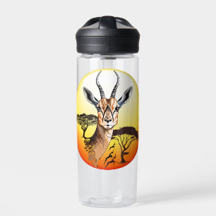 gazelle afrikaanse antilope wild dier waterfles