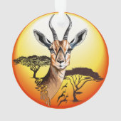 Gazelle Antelope africaine animal sauvage (dos)
