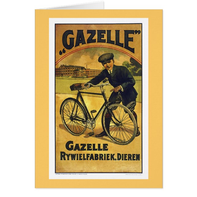 Gazelle Cycli  Poster fiets (Voorkant)