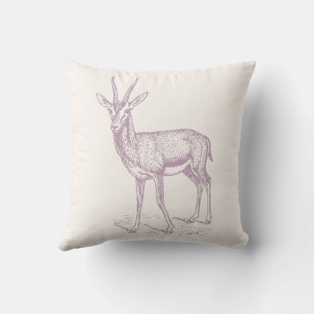 Gazelle Deer Kussen (Achterkant)