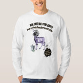 Gazelle en koffie t-shirt (Voorkant)