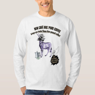 Gazelle en koffie t-shirt