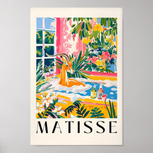 Gazelle in bad Grappige Print, Badkamer Decor, SA Poster
