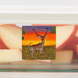 Gazelle in de schemering labels