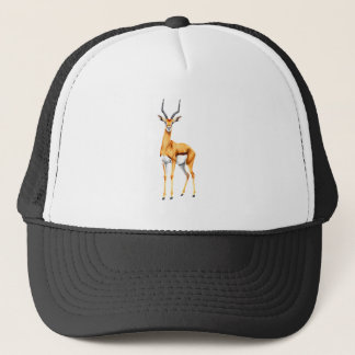 gazelle met spiraalvormige hoorns trucker pet