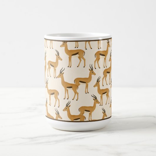 "GAZELLE PRINT" - 15 OZ. COFFEE MUG (Centre)