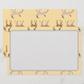 Gazelles Briefpapier (Voorkant / Achterkant)