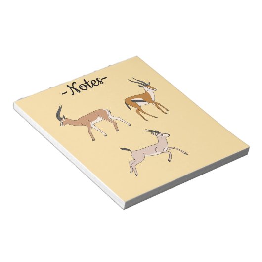Gazelles Notitieblok (Schuin)