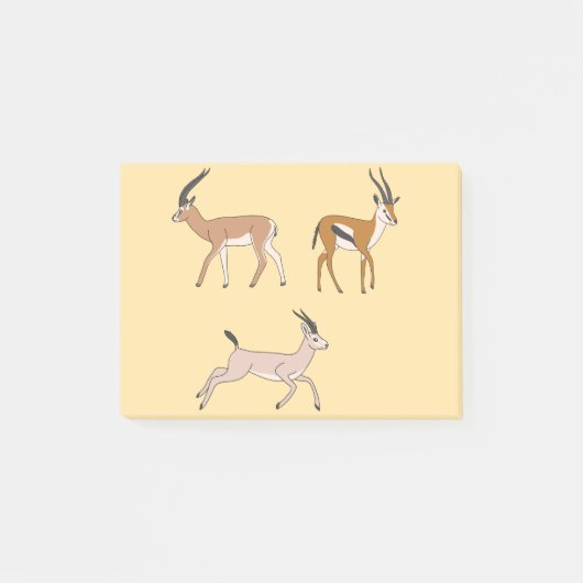 Gazelles Post-it® Notes (Voorkant)