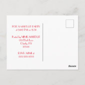 Gazing Geisha Briefkaart (Achterkant)