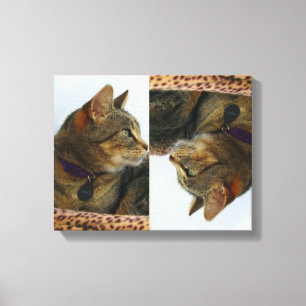 Gazing Indigo Canvas Afdruk