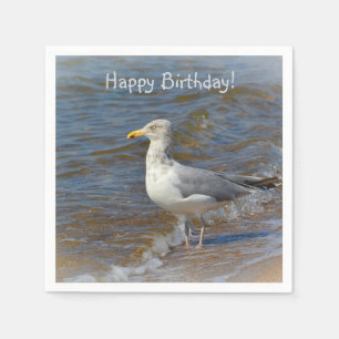 Gazing Seagull Servetten