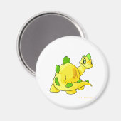 Gazing yellow Chomby Magneet (Voorkant / Achterkant)