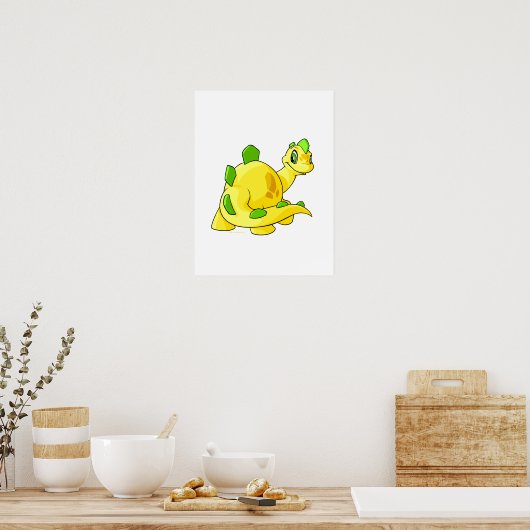 Gazing yellow Chomby Poster (Keuken)