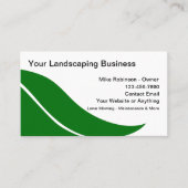 gazon en landschap visitekaartje (Voorkant)