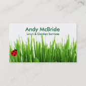 gazon zorg tuinarchitect professional visitekaartje (Voorkant)