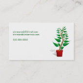 gazon zorg tuinarchitect visitekaartje (Achterkant)