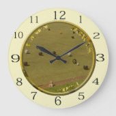 Gazonkommen 2024 gouden munt, grote klok (Voorkant)