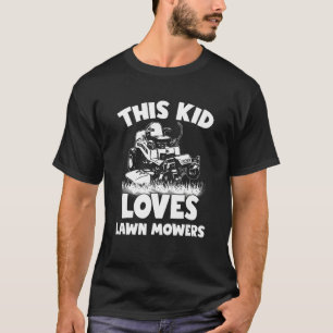 Gazonmaaien Dit Kind houdt van grasmaaiers Boerder T-shirt