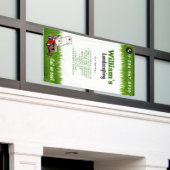 Gazonmaaien Snijservices, Gazonverzorging  Spandoek (Buitenkant Gebouw)