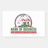 Gazonmaaier Rood Groen Landschapsdiensten Post-it® Notes (Voorkant)
