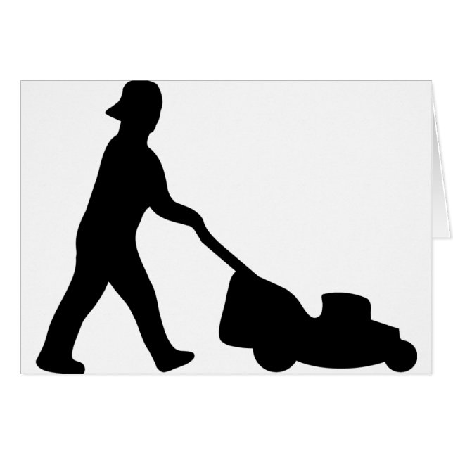 gazonmaaipictogram (Voorkant Horizontaal)