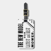  gazonmoweradvertentie bagagelabel (Voorkant verticaal)