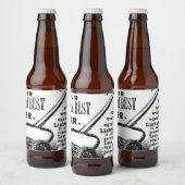 gazonmoweradvertentie bier etiket (Flessen)