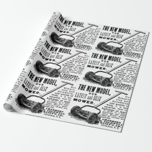 gazonmoweradvertentie cadeaupapier