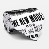 gazonmoweradvertentie stropdas (Opgerold)