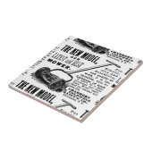  gazonmoweradvertentie tegeltje (Zijkant)