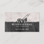 Gazonverzorging & Landscaping Service  Maaier Visitekaartje (Voorkant)