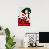 GAZZETTA DELL EMILIA Bologna van Marcelo Dudovitsj Poster (Thuiskantoor)