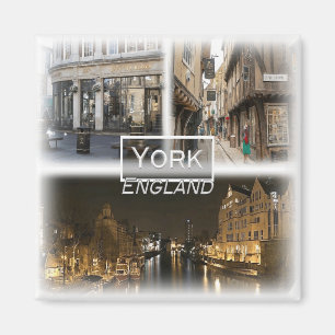 GB0143 Europa, Engeland, York, Koelkast Magneet