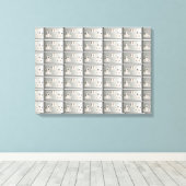 GB AC BS 1363 Plug Socket [Britse standaard] Canvas Afdruk (Insitu (Houten vloer))