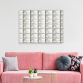 GB AC BS 1363 Plug Socket [Britse standaard] Canvas Afdruk (Insitu (Woonkamer))